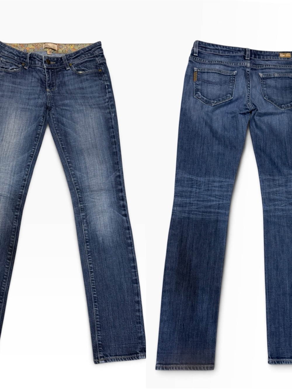 PAIGE Jimmy Jimmy Women's Dark Blue Skinny Jeans